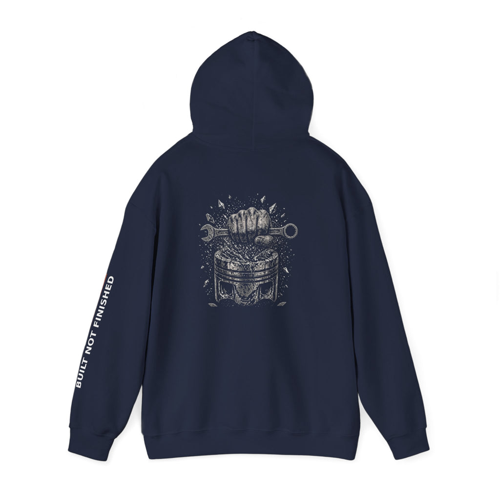 Built Not Finished Fist Motorcycle Helmet Hoodie — BNF Motorsports Streetwear