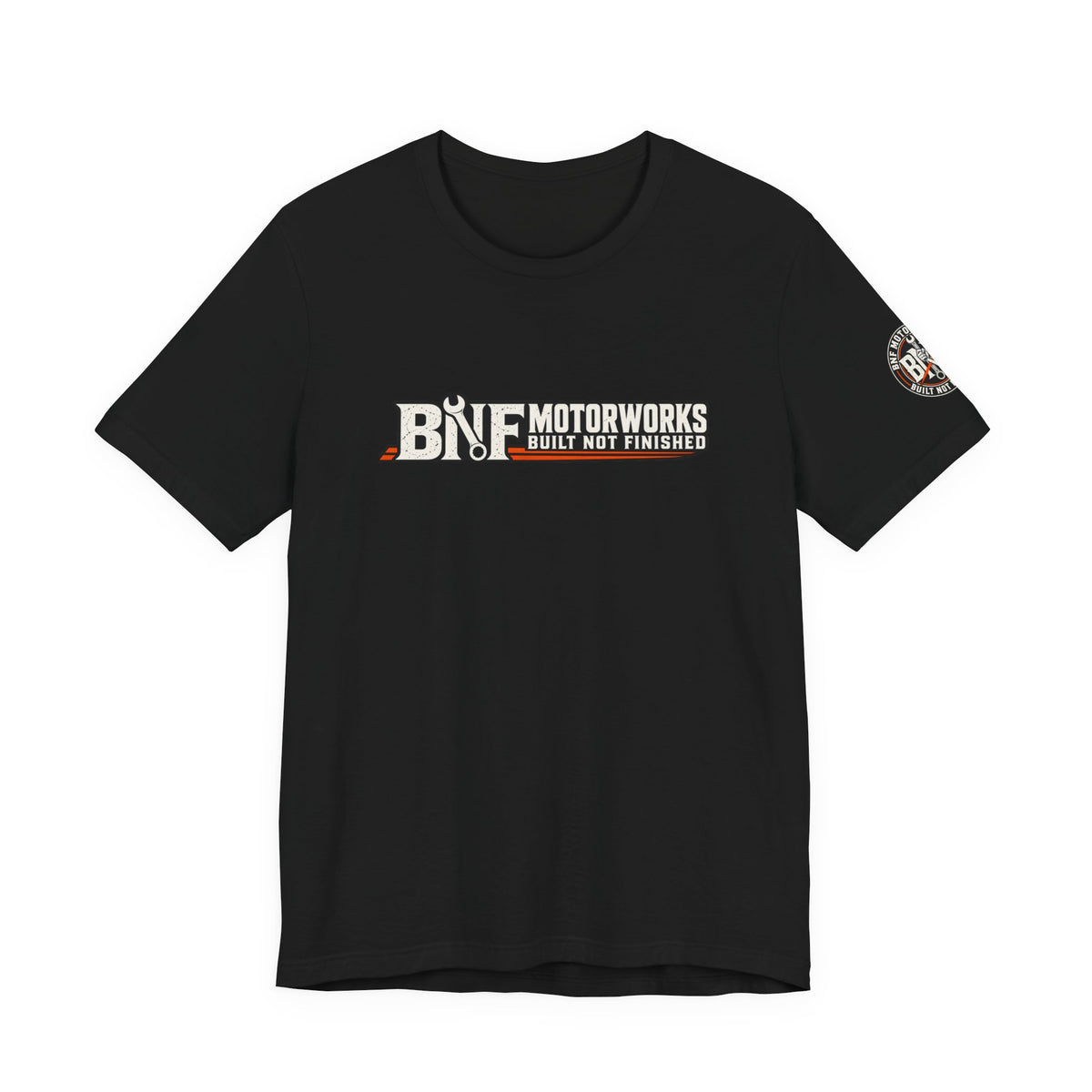 BNF Motorworks — Engine Breaker Back (Black Tee)