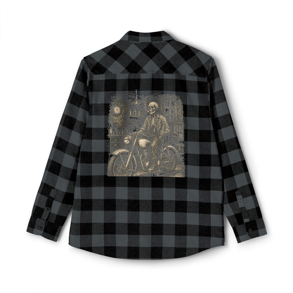 BNF Motorworks — Shop Skeleton Flannel — Charcoal