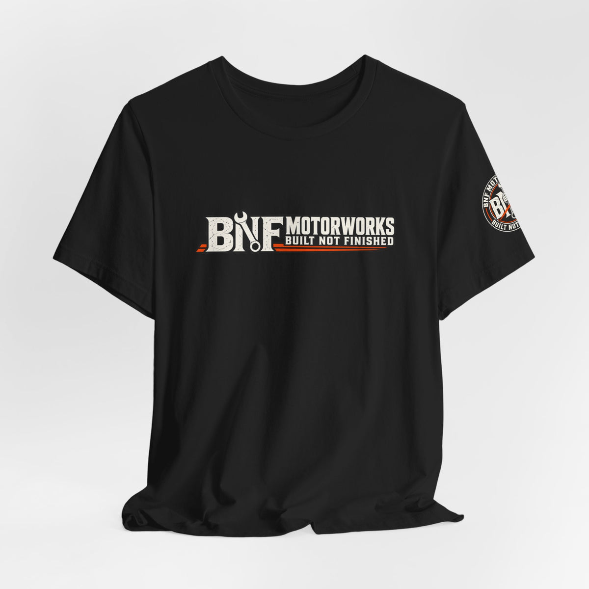 BNF Motorworks — Engine Breaker Back (Black Tee)