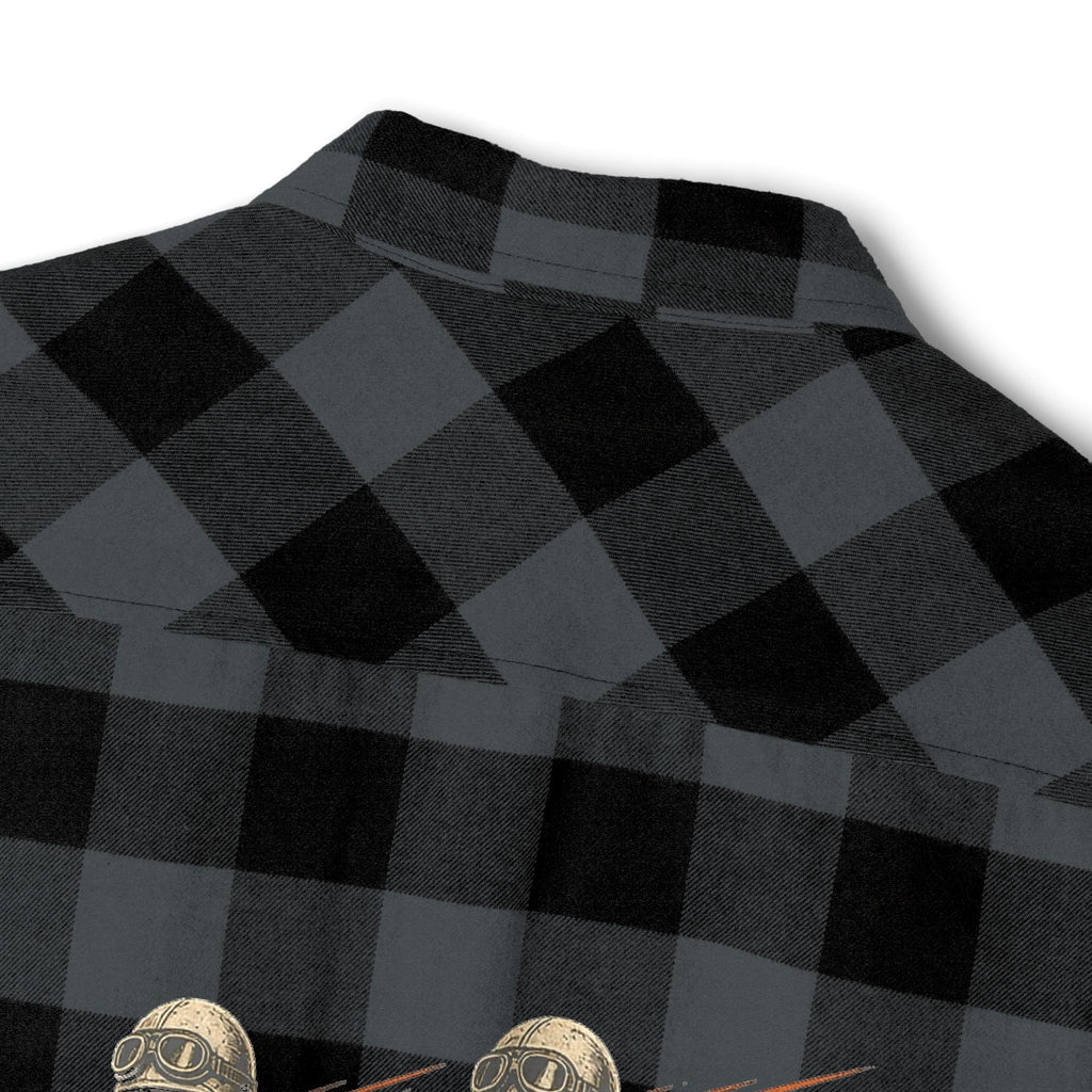BNF Motorworks — Duo Racers Flannel — Charcoal