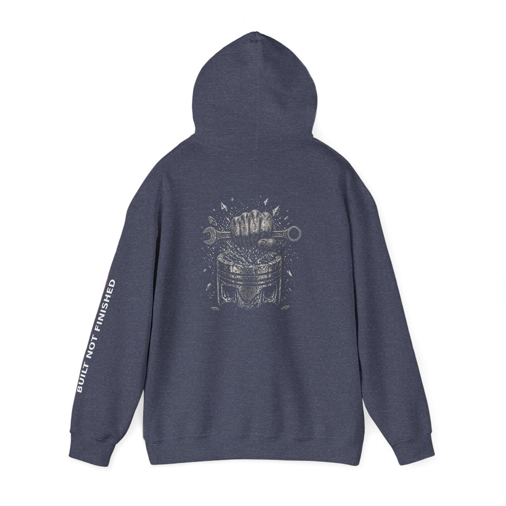 Built Not Finished Fist Motorcycle Helmet Hoodie — BNF Motorsports Streetwear