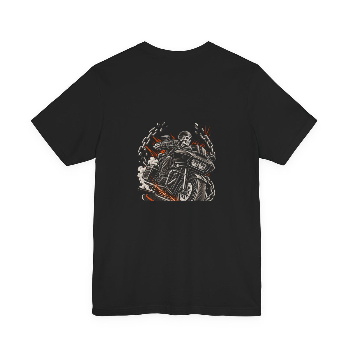 BNF Motorworks — Sharknose Rider Back (Black Tee)