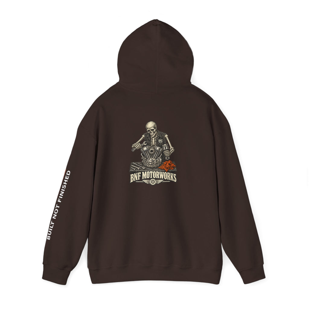 BNF Motorworks — Skeleton Mechanic Back Hoodie