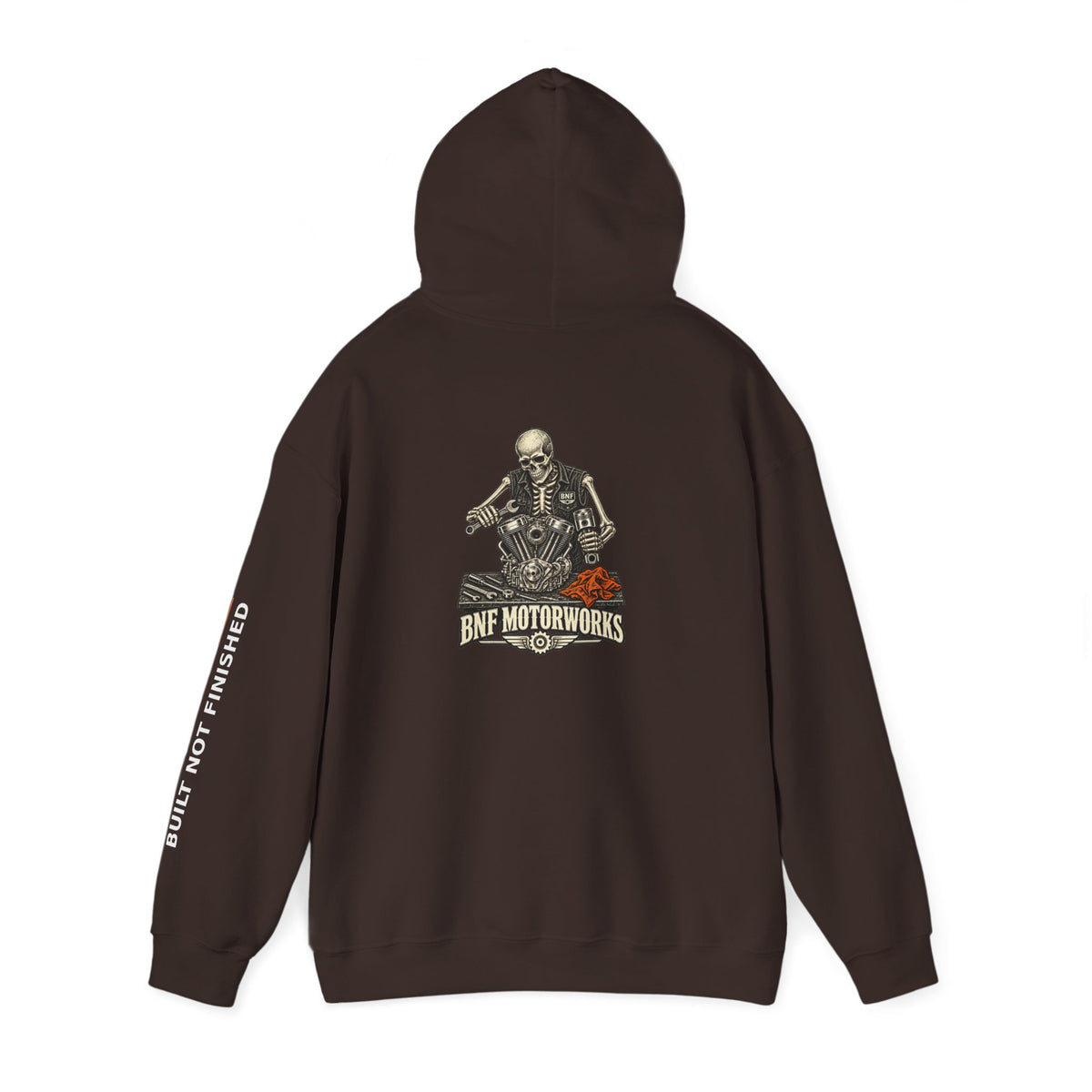 BNF Motorworks — Skeleton Mechanic Back Hoodie
