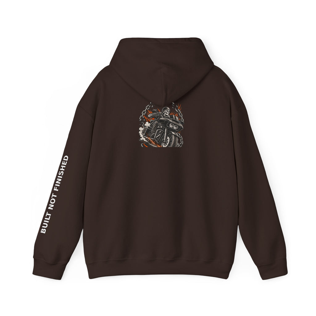 BNF Motorworks — Sharknose Rider Back (Black Hoodie)