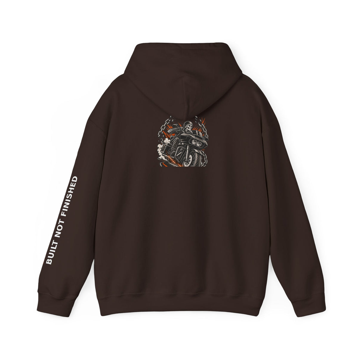 BNF Motorworks — Sharknose Rider Back (Black Hoodie)