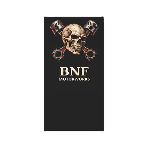 BNF Crossed Pistons Skull Neck Gaiter
