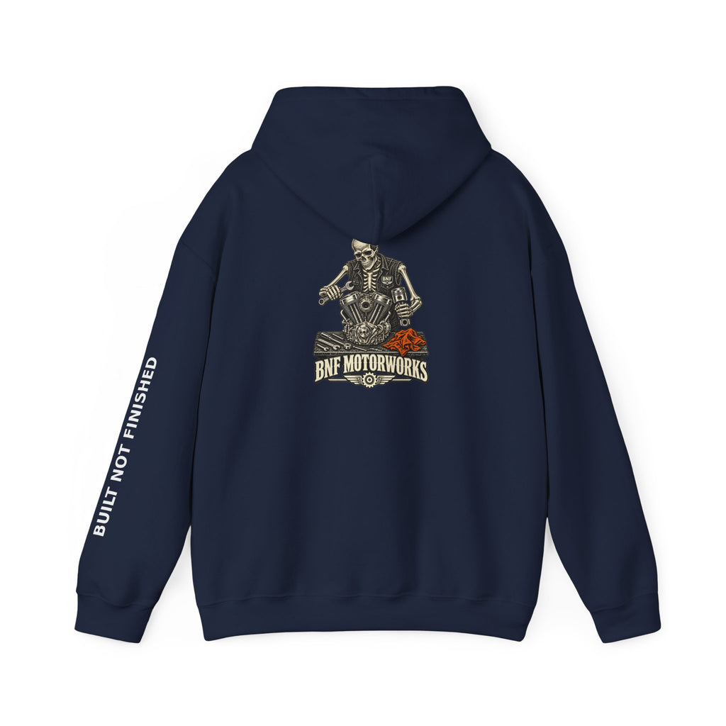 BNF Motorworks — Skeleton Mechanic Back Hoodie