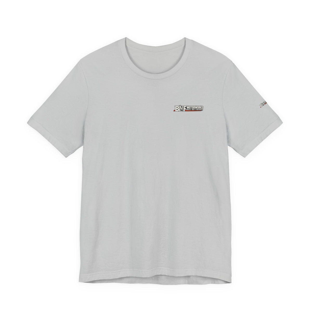 BNF Motorworks — Front Logo + Sleeve (Black Tee)