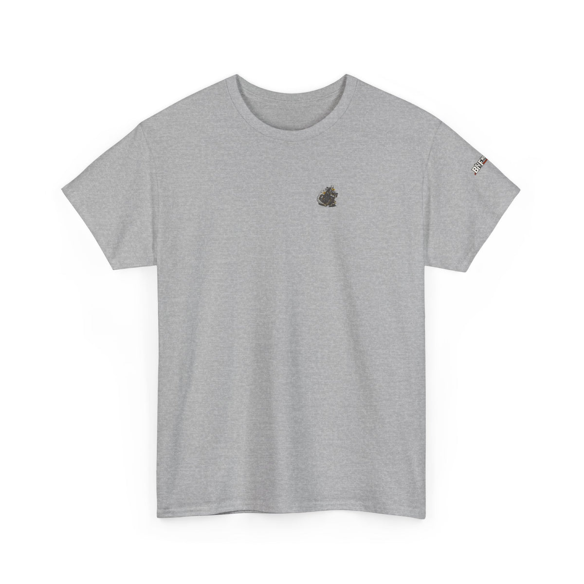 BNF Motorworks — Skeleton Rider Tee | Black + Sleeve Logo