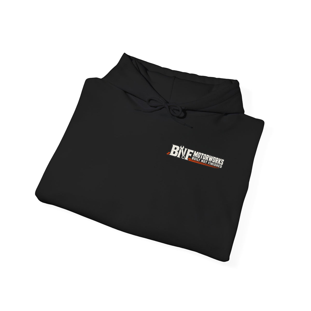 BNF Motorworks — Sledge Piston Back (Black Hoodie)