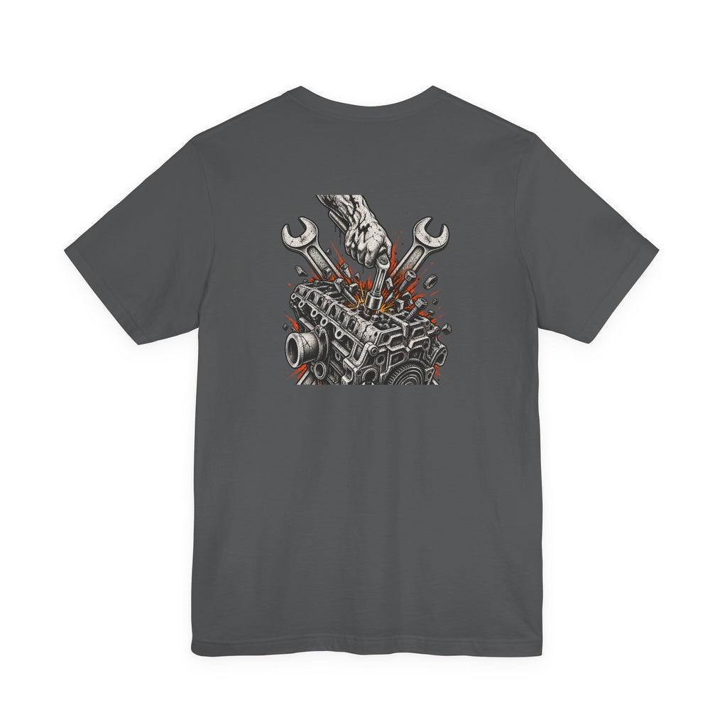 BNF Motorworks — Engine Breaker Back (Black Tee)