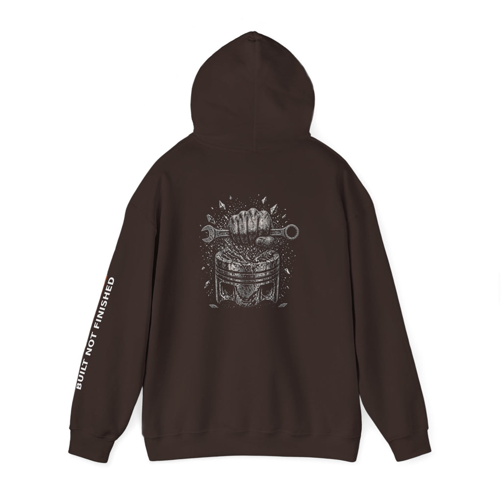 Built Not Finished Fist Motorcycle Helmet Hoodie — BNF Motorsports Streetwear