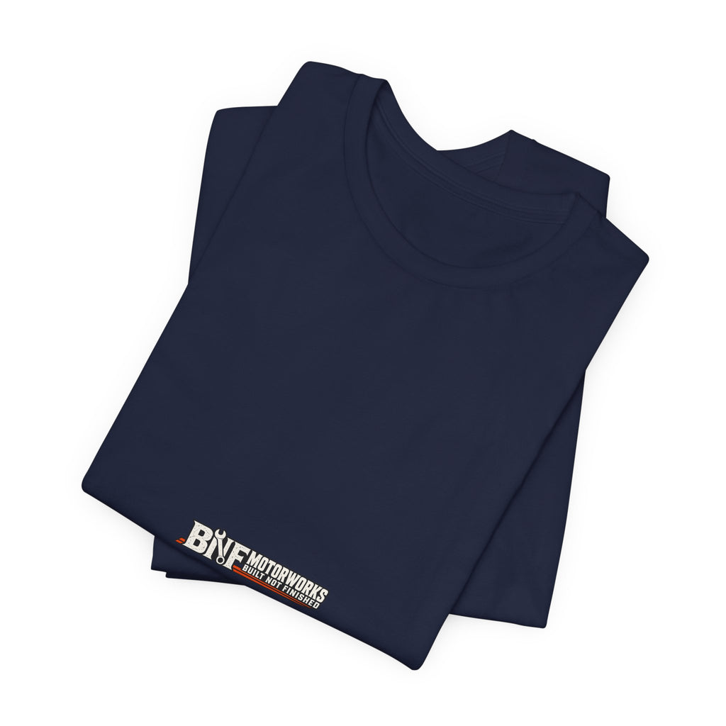 BNF Motorworks — Sledge Piston Back (Black Tee)