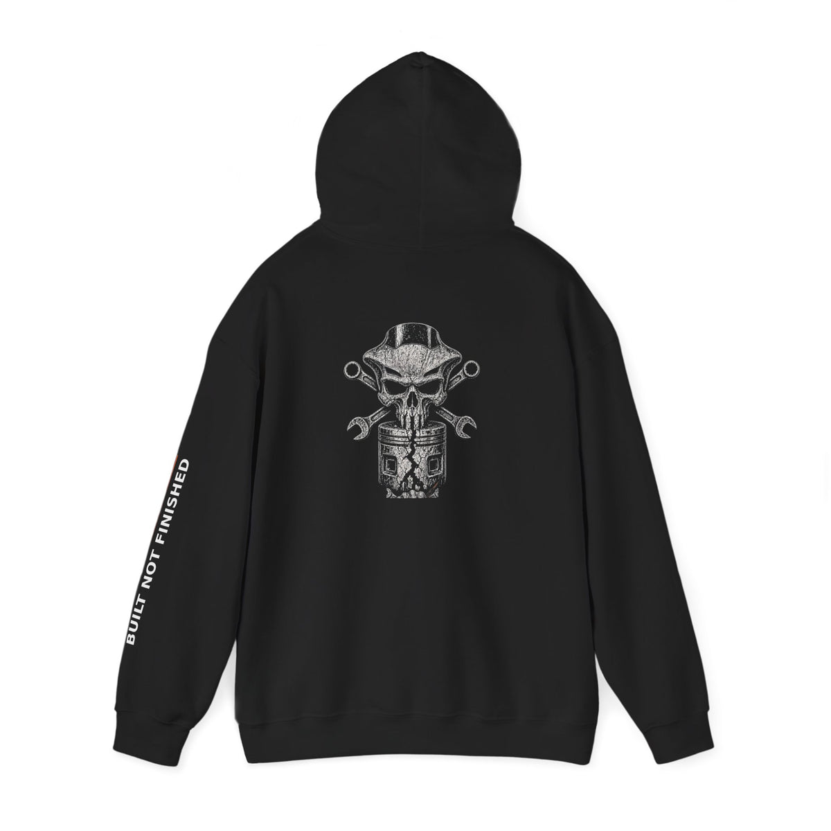 BNF Motorworks — Skull Fairing Hoodie (Back + Name)