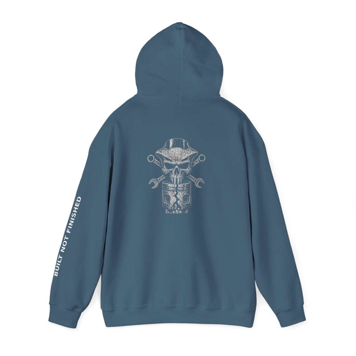 BNF Motorworks — Skull Fairing Hoodie (Back + Name)