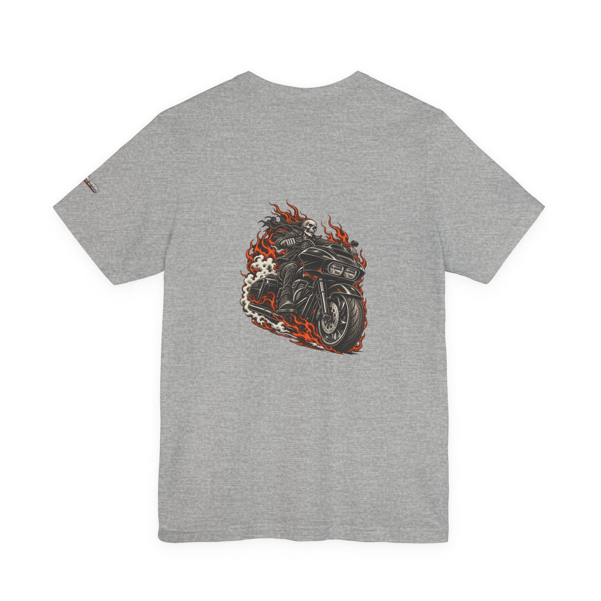 BNF Motorworks — Sharknose Rider Back (Black Tee)