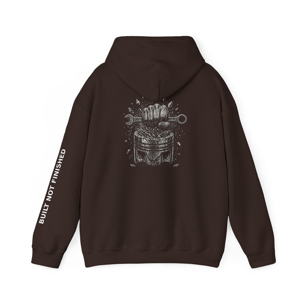 Built Not Finished Fist Motorcycle Helmet Hoodie — BNF Motorsports Streetwear