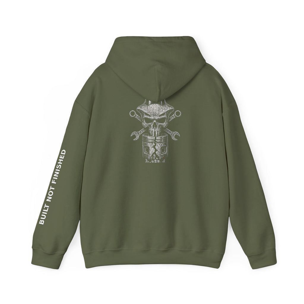 BNF Motorworks — Skull Fairing Hoodie (Back + Name)