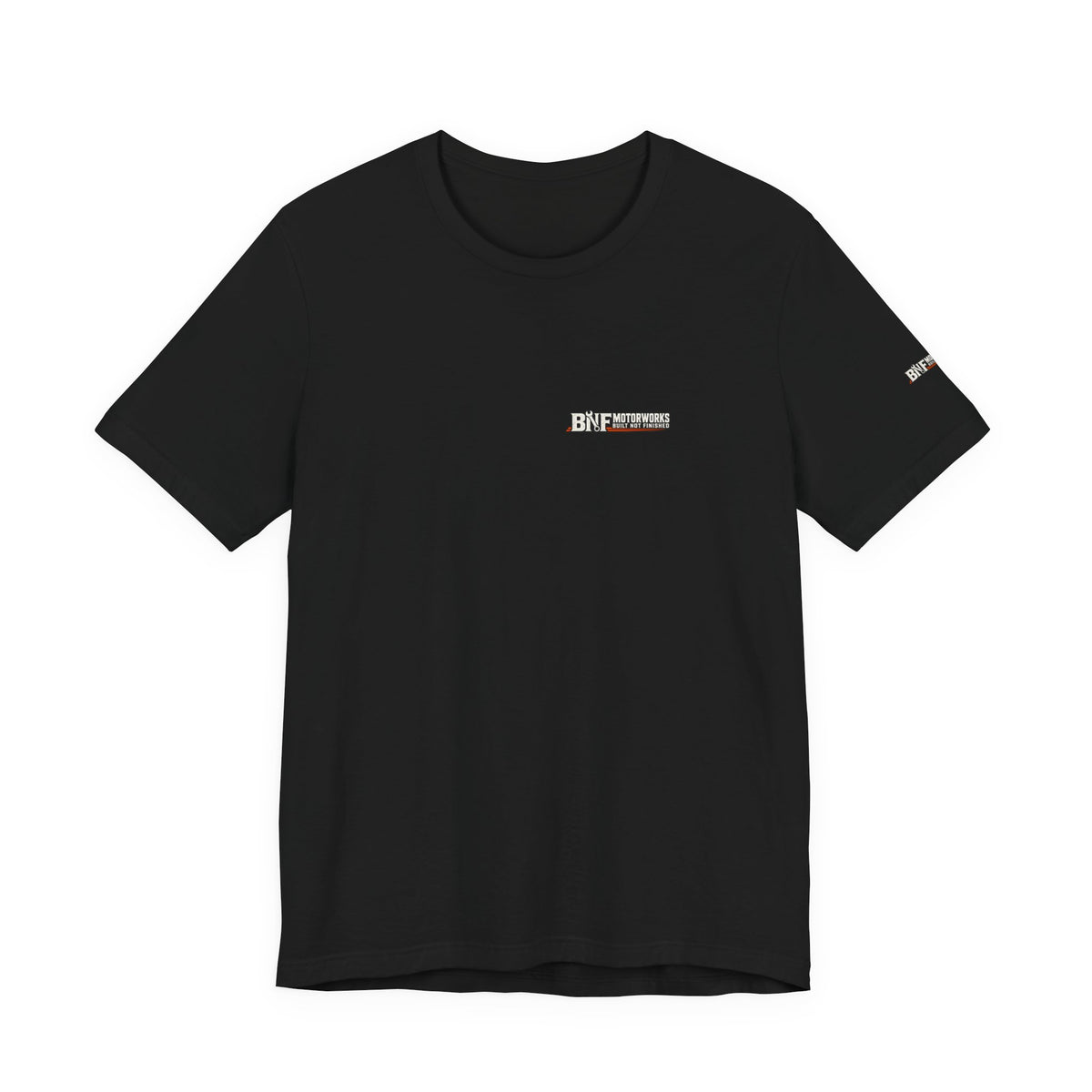 BNF Motorworks — Sharknose Rider Back (Black Tee)
