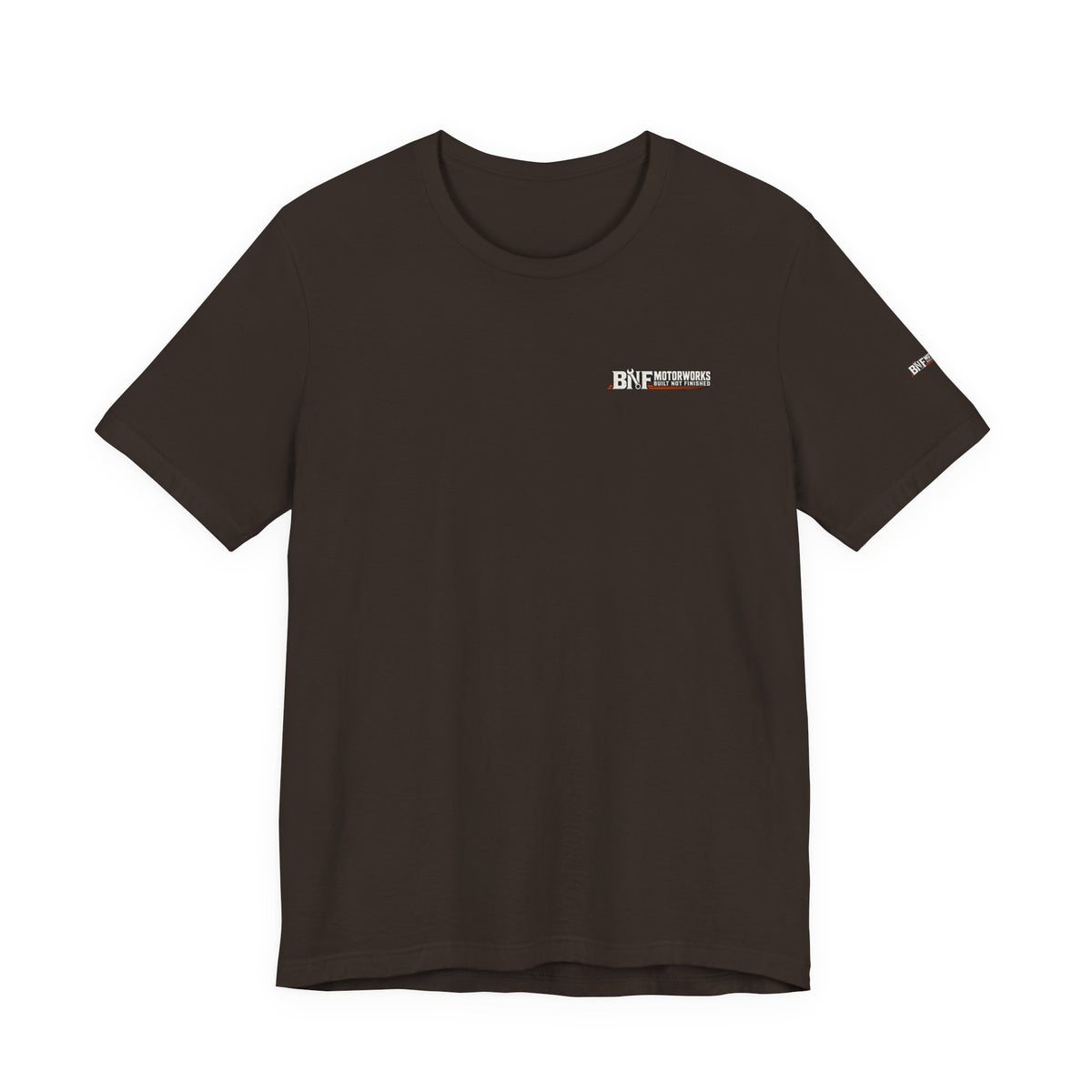 BNF Motorworks — Front Logo + Sleeve (Black Tee)