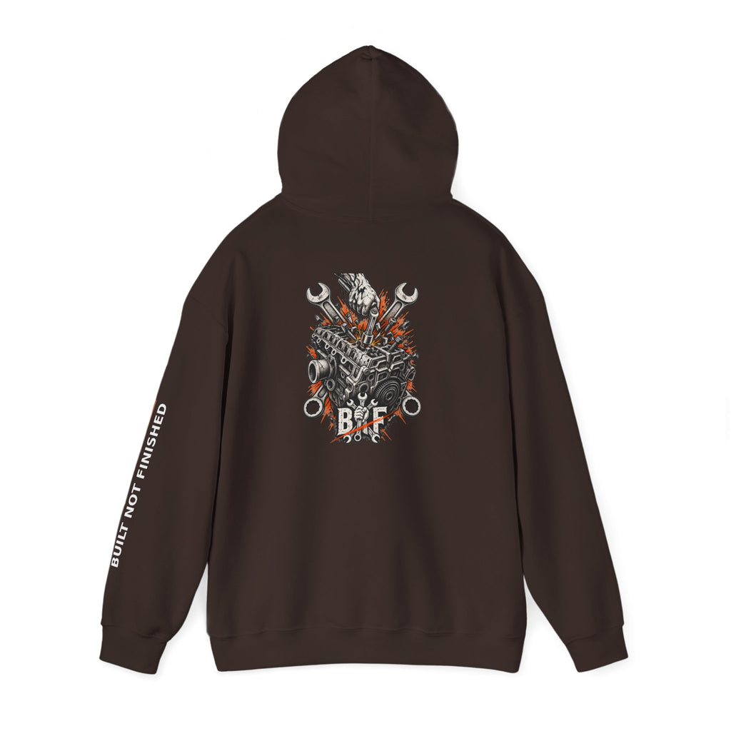 BNF Motorworks — Engine Breaker Back (Black Hoodie)