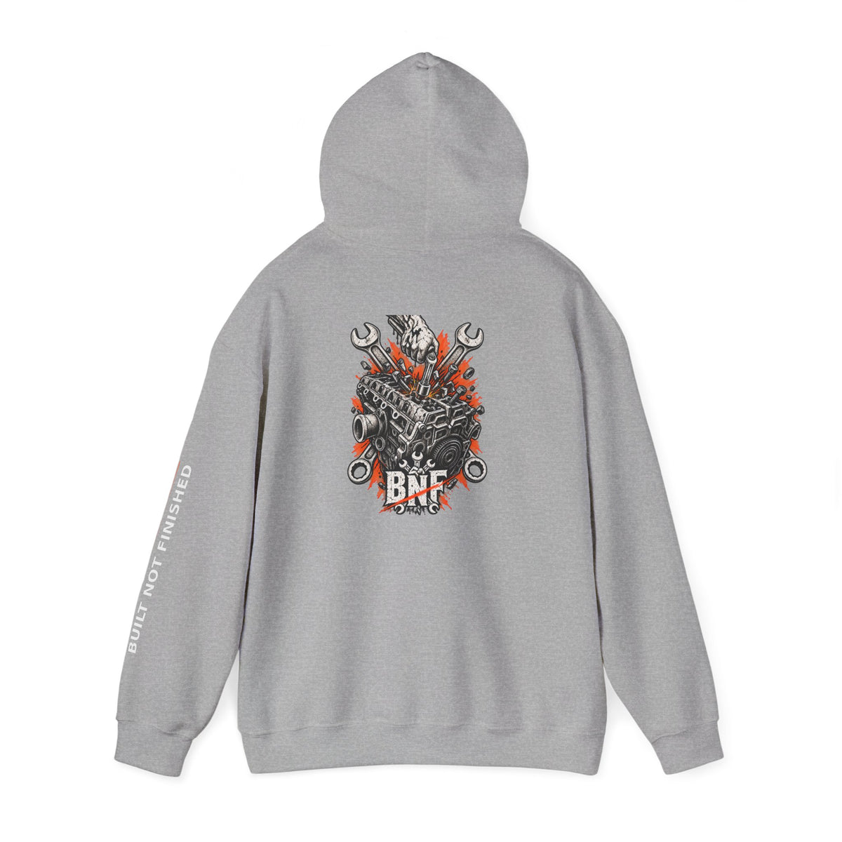 Engine Breaker Back Print Hoodie