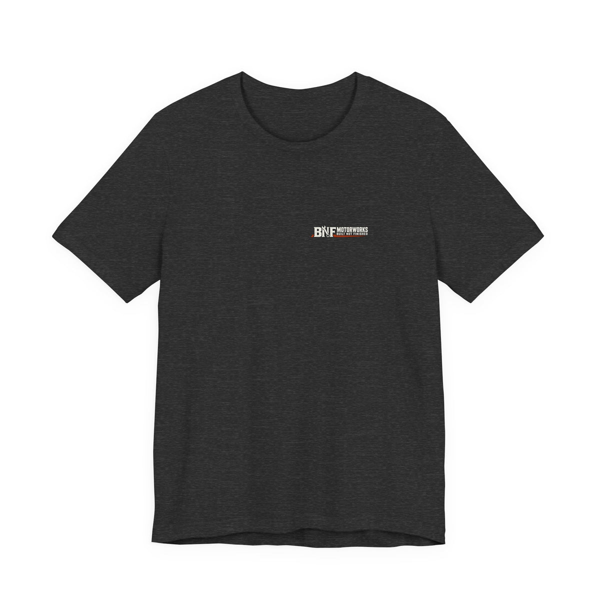 BNF Motorworks — Sharknose Rider Back (Black Tee)