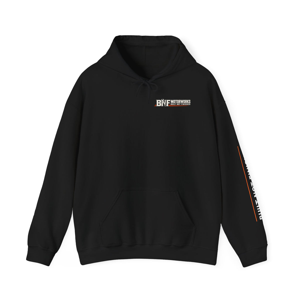 BNF Motorworks — Sledge Piston Back (Black Hoodie)