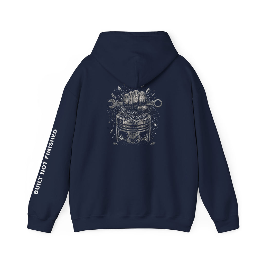 Built Not Finished Fist Motorcycle Helmet Hoodie — BNF Motorsports Streetwear