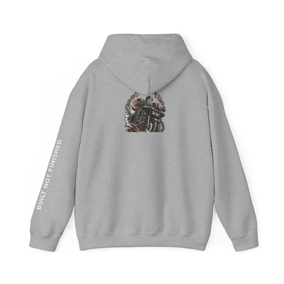 BNF Motorworks — Sharknose Rider Back (Black Hoodie)