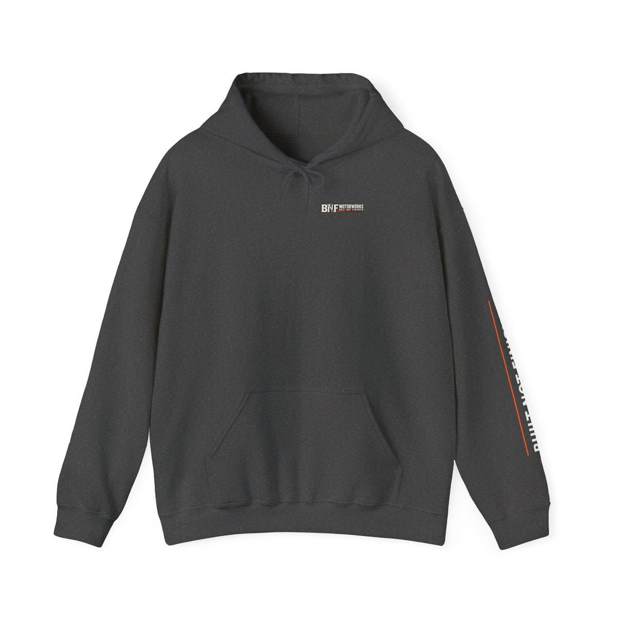 BNF Motorworks — Sharknose Rider Back (Black Hoodie)