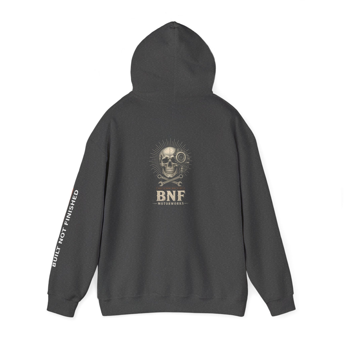 BNF Motorworks — Turbo Skull Crossed Wrenches Hoodie
