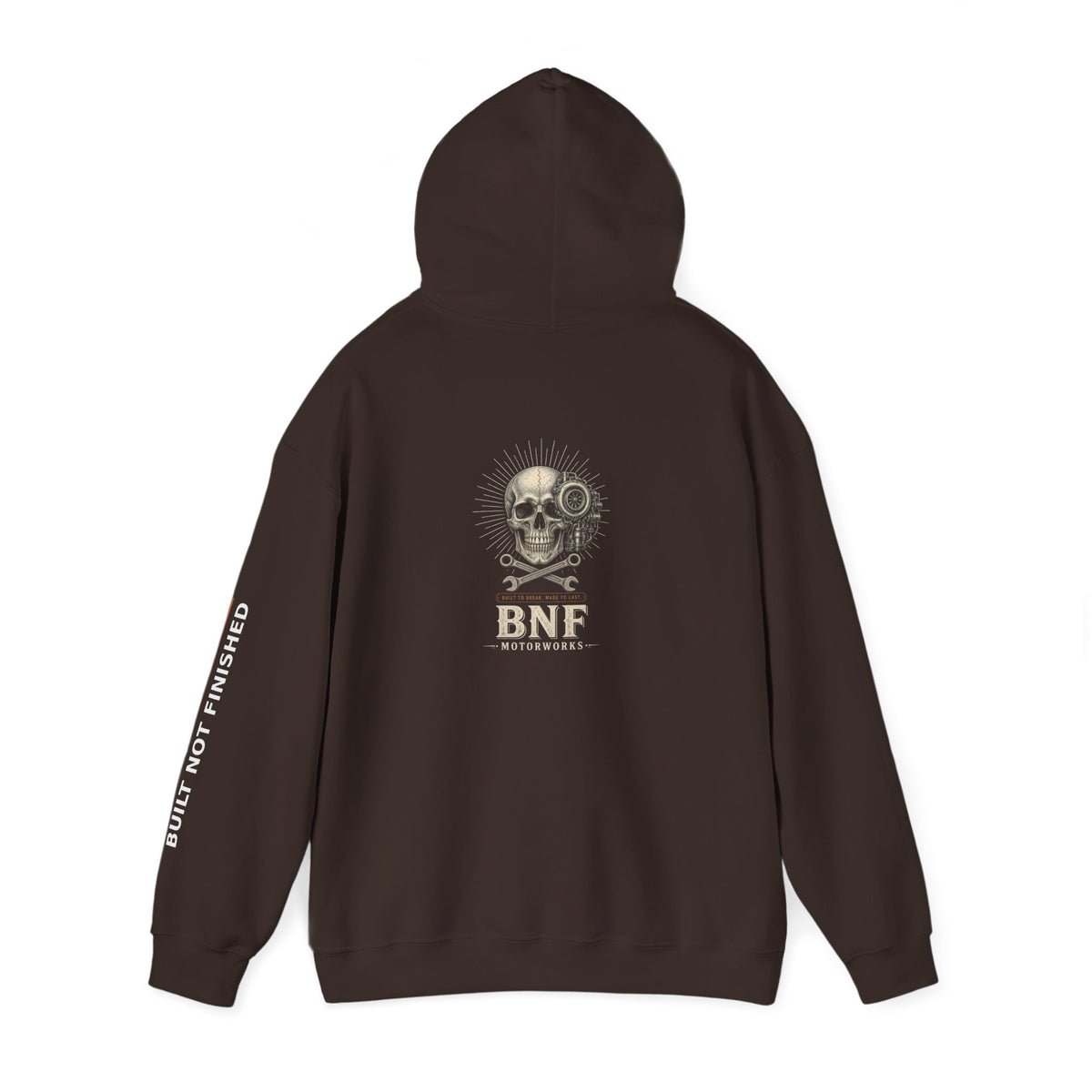 BNF Motorworks — Turbo Skull Crossed Wrenches Hoodie