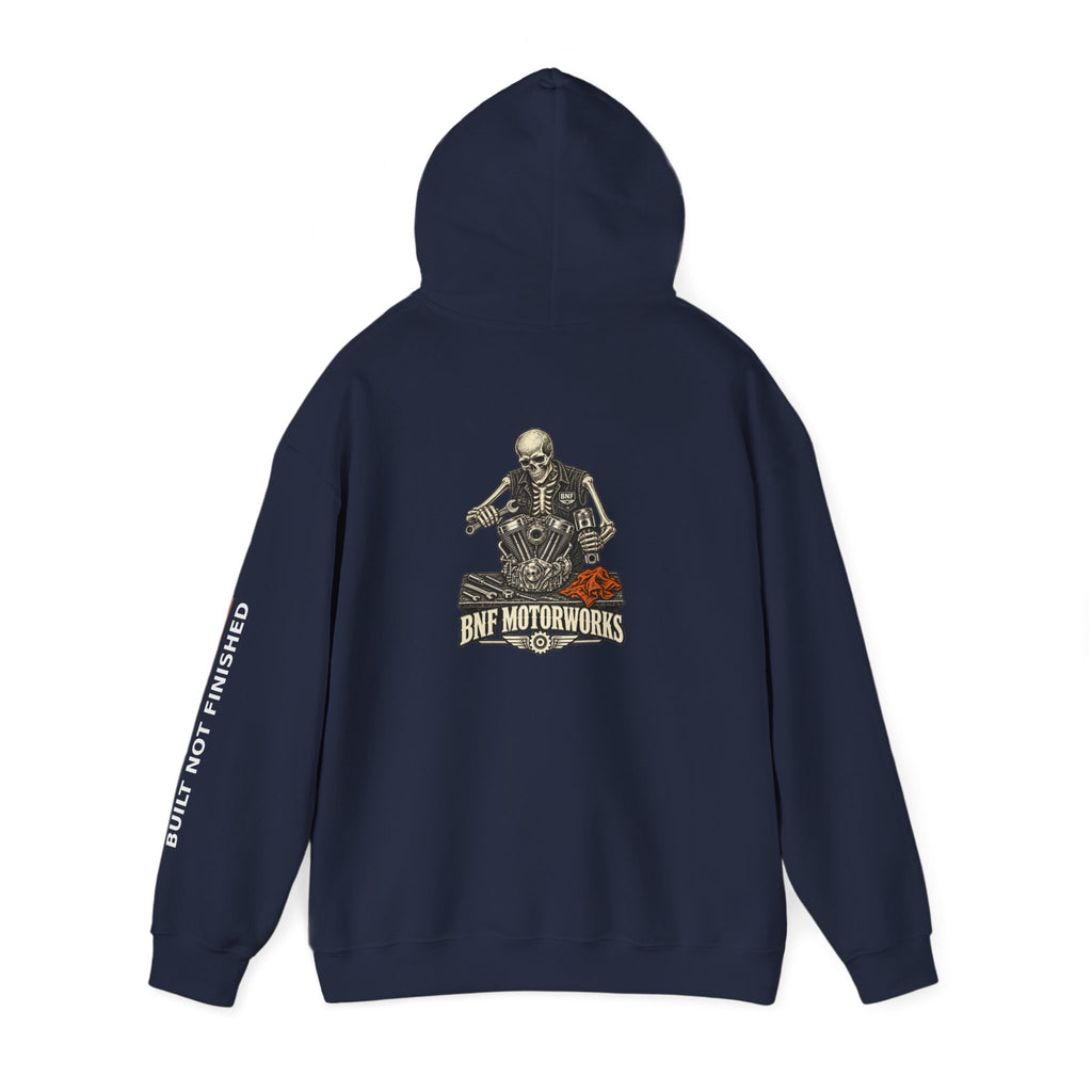 BNF Motorworks — Skeleton Mechanic Back Hoodie