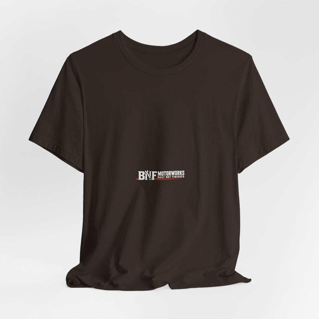 BNF Motorworks — Sledge Piston Back (Black Tee)