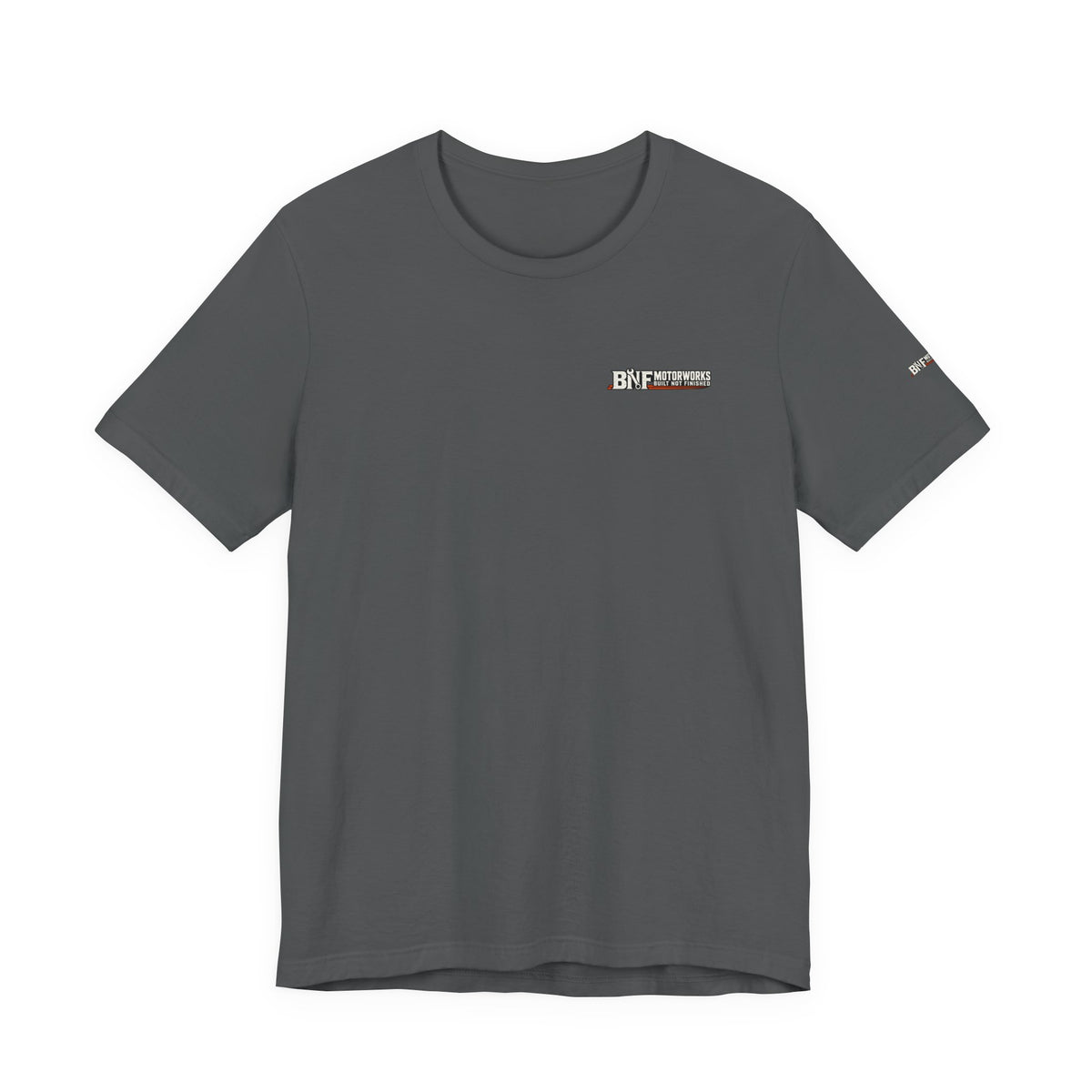 BNF Motorworks — Front Logo + Sleeve (Black Tee)