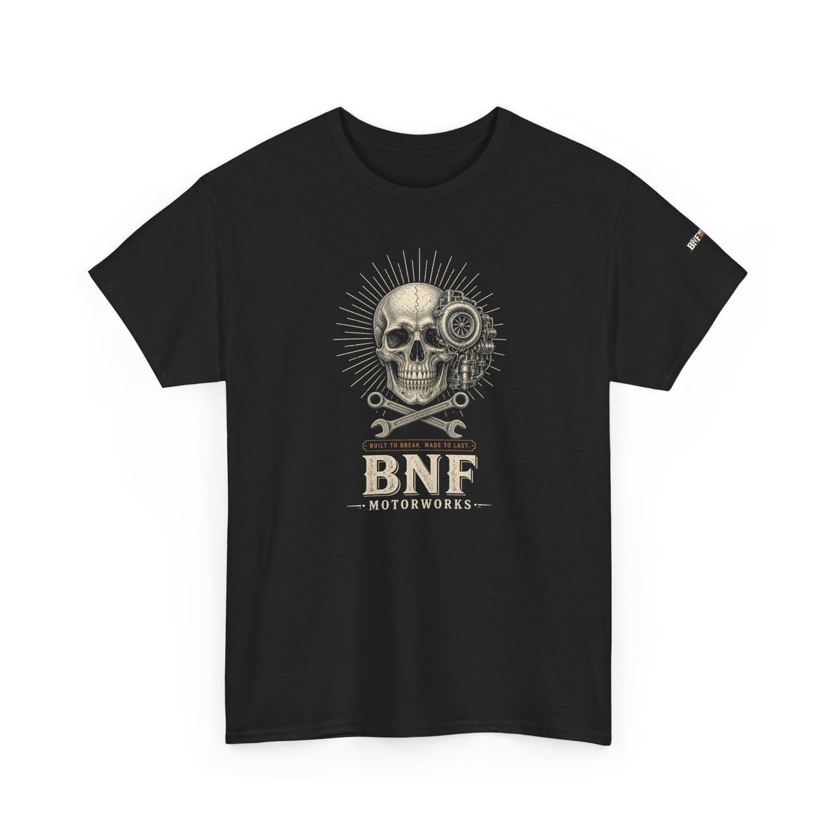 Turbo Skull Crossed Wrenches Tee
