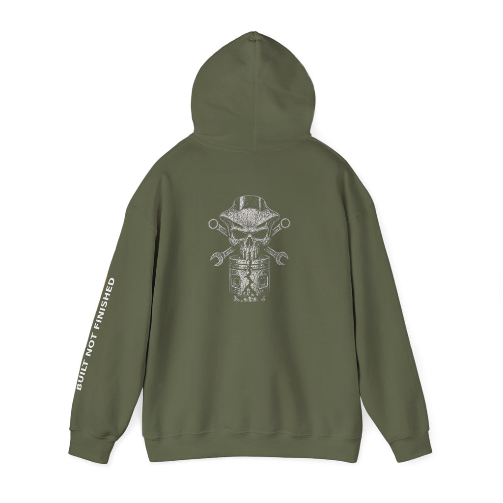 BNF Motorworks — Skull Fairing Hoodie (Back + Name)