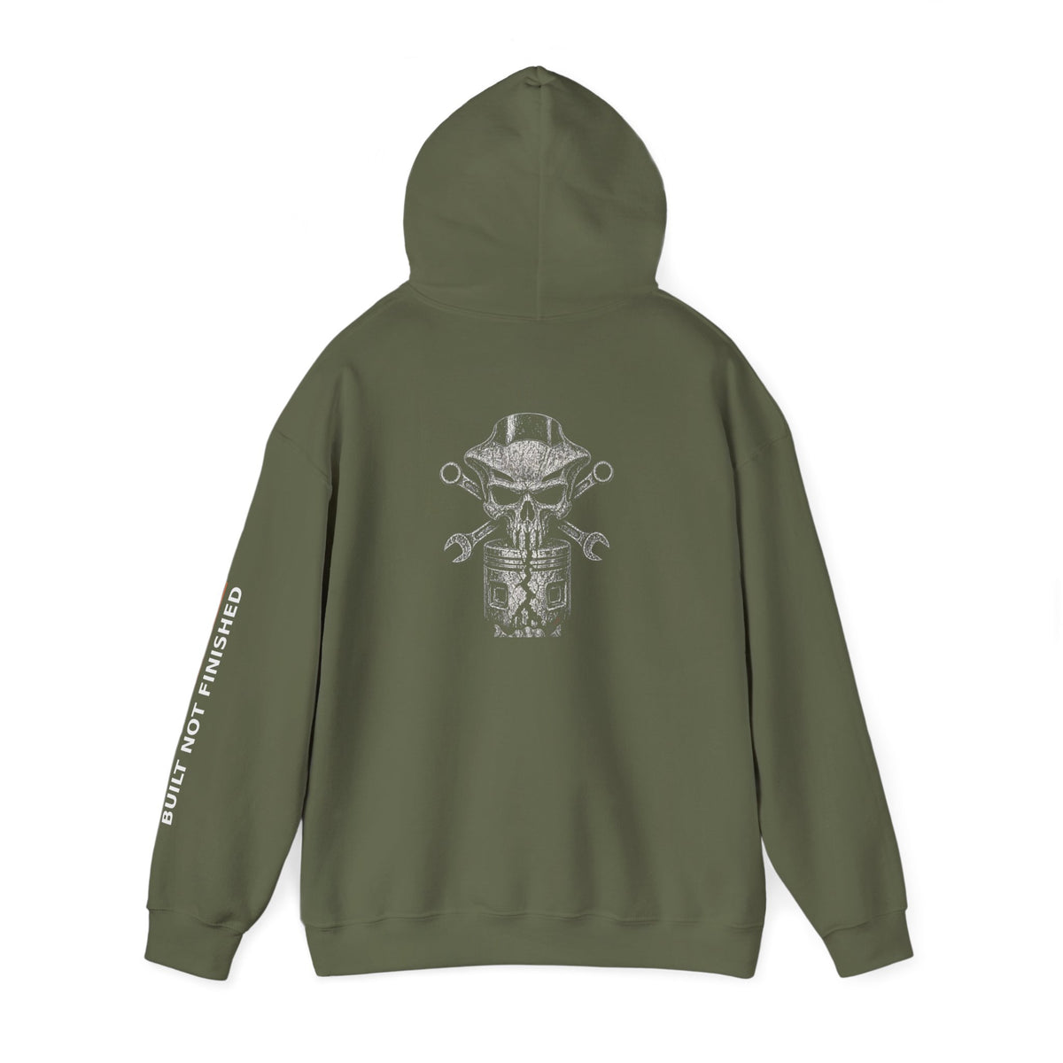 BNF Motorworks — Skull Fairing Hoodie (Back + Name)