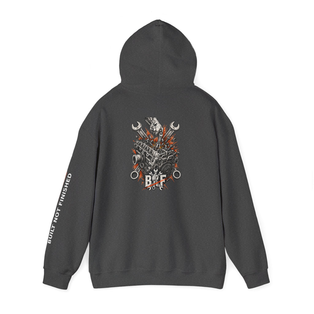 BNF Motorworks — Engine Breaker Back (Black Hoodie)