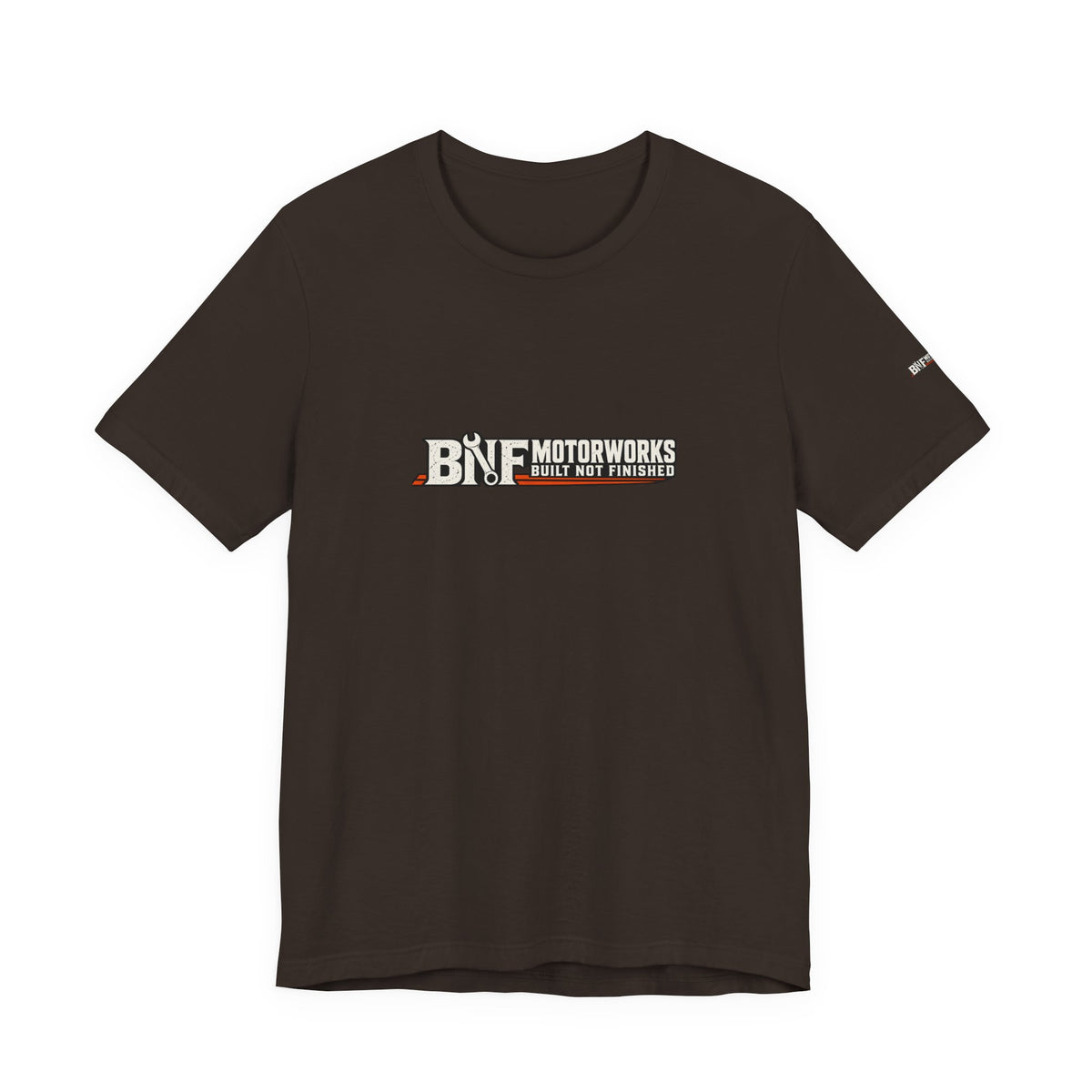 BNF Motorworks — Front Logo + Sleeve (Black Tee)
