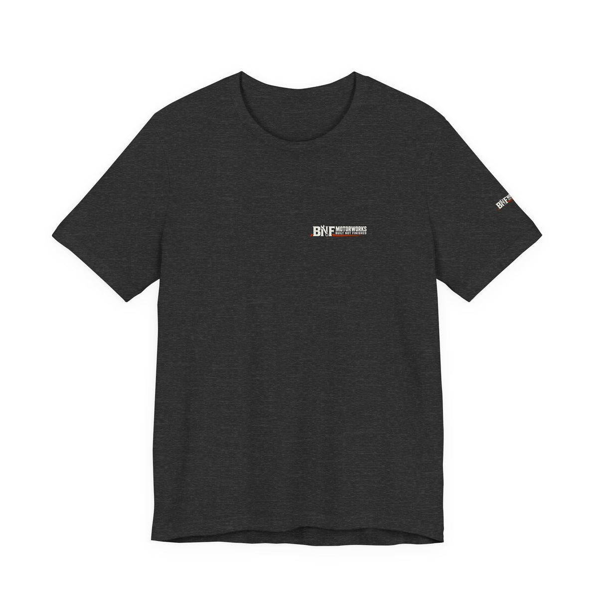 BNF Motorworks — Sharknose Rider Back (Black Tee)