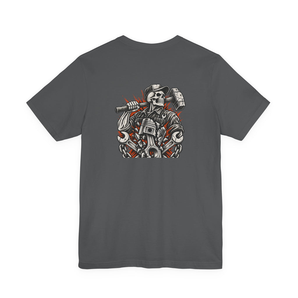 BNF Motorworks — Sledge Piston Back (Black Tee)