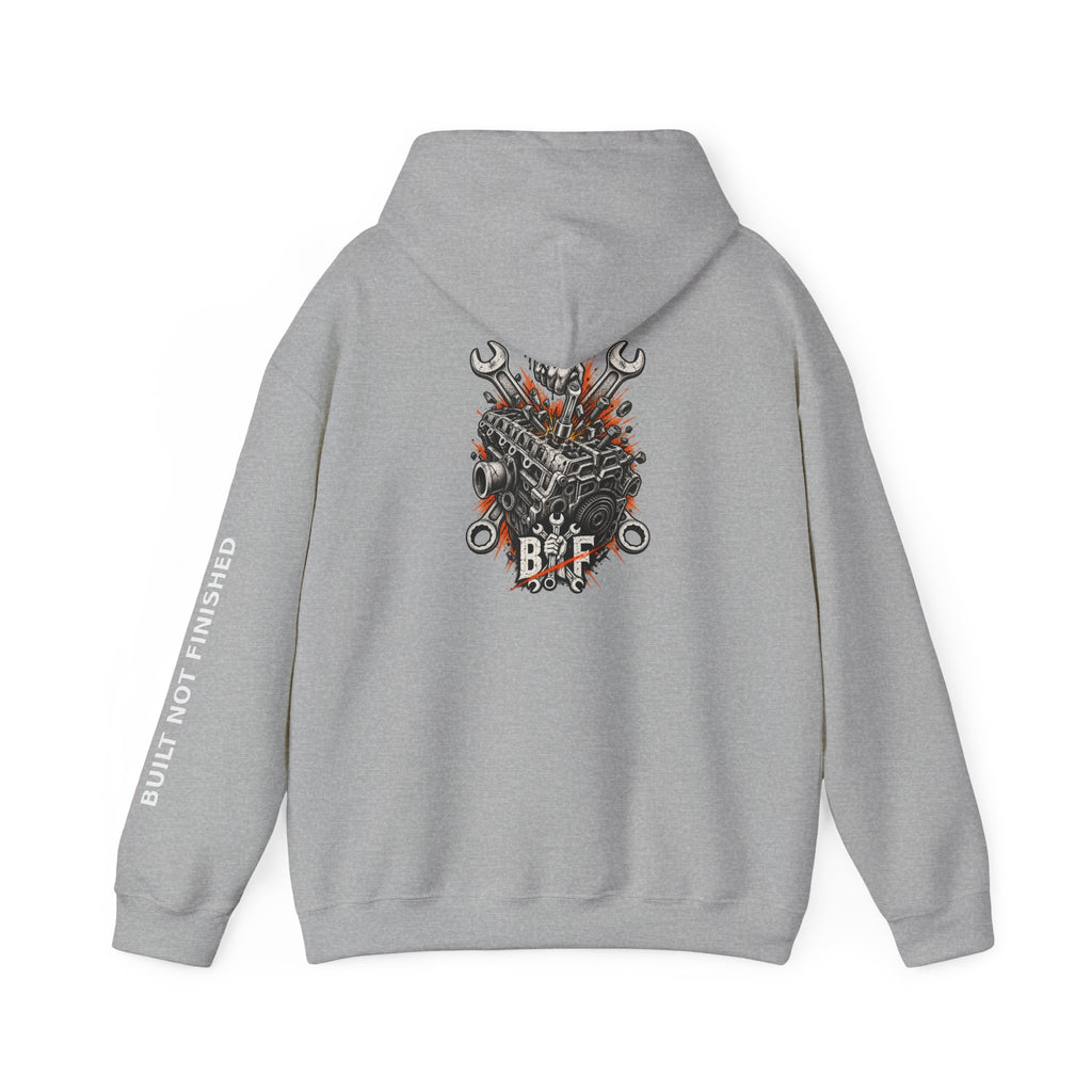 BNF Motorworks — Engine Breaker Back (Black Hoodie)