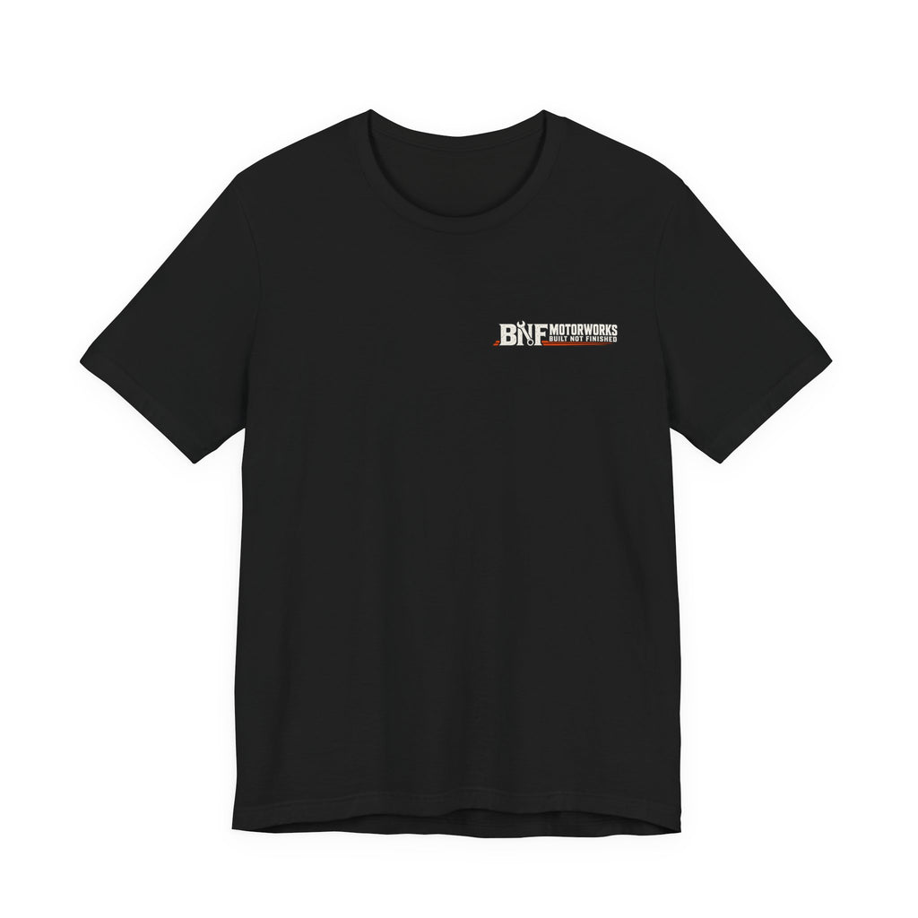 BNF Motorworks — Turbo Skull Back (Black Tee)
