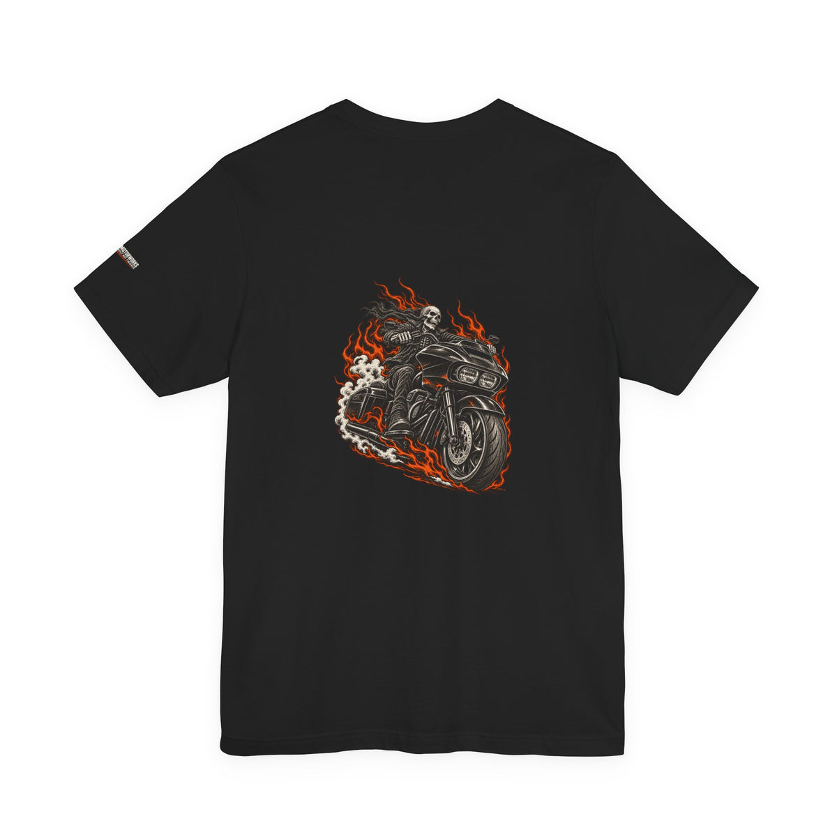 BNF Motorworks — Sharknose Rider Back (Black Tee)