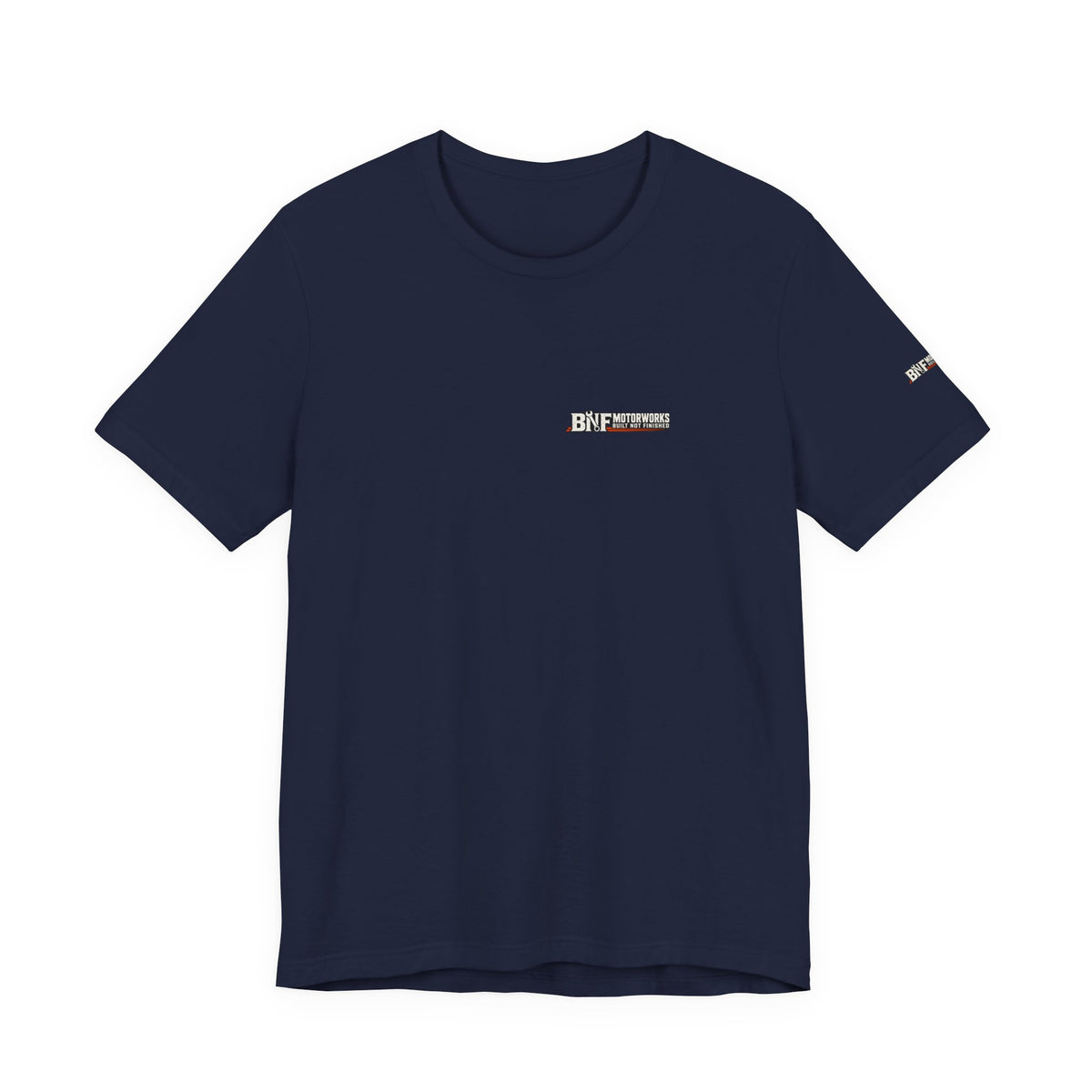 BNF Motorworks — Sharknose Rider Back (Black Tee)