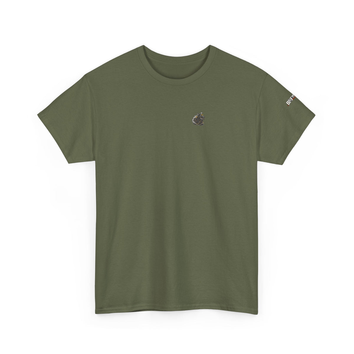 BNF Motorworks — Skeleton Rider Tee | Black + Sleeve Logo